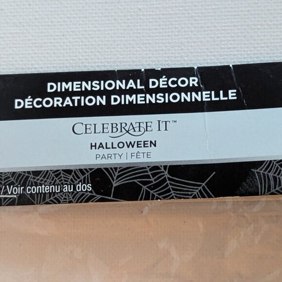 NWT Spooky Black 3D Foam Candleabra Goth Halloween Prop Haunted House Decoration - Picture 5 of 8